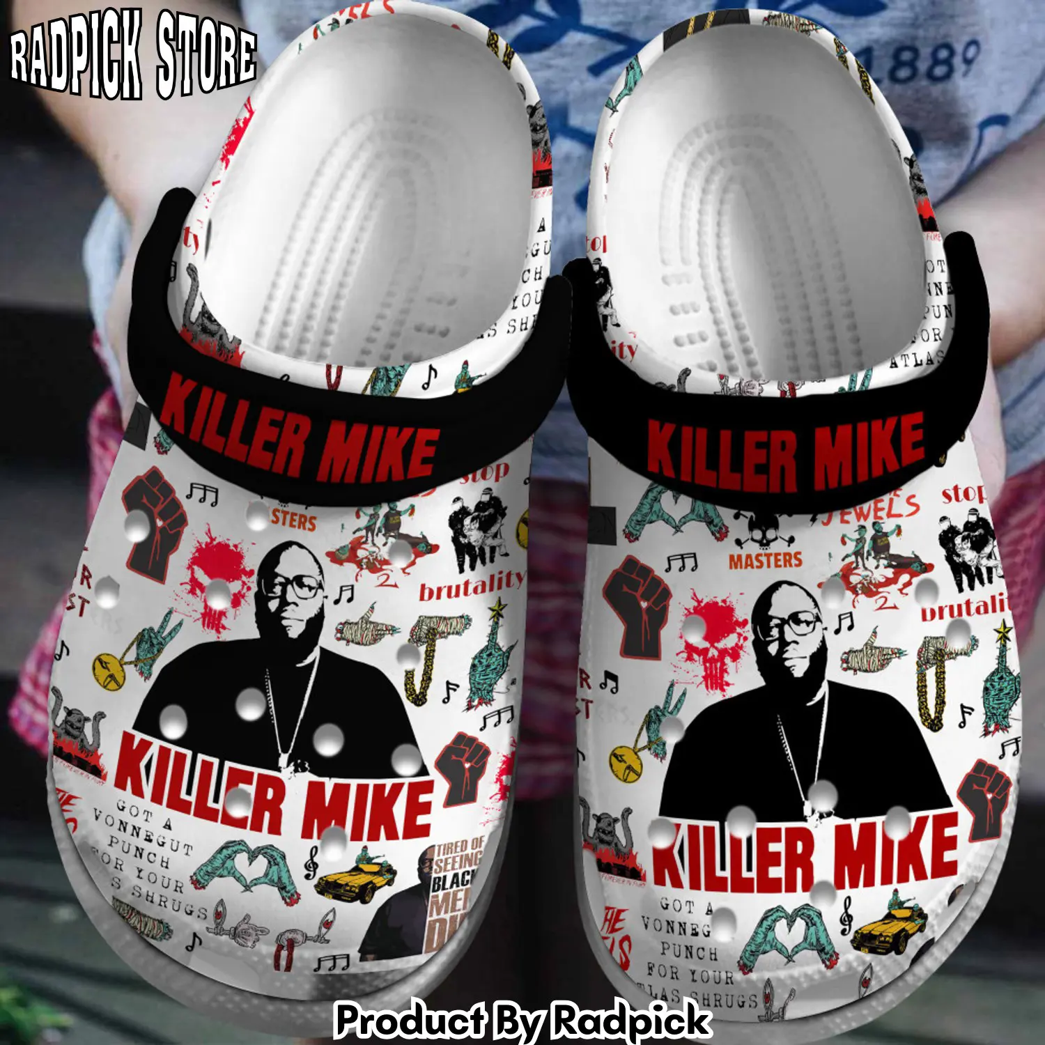 Radpick premium killer mike music clogs shoes comfortable for men women rp6522278